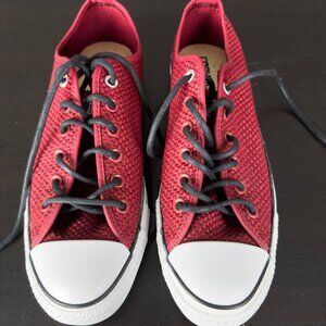 *RARE* Converse Men's in a Woven / Picnic Basket Style of Material